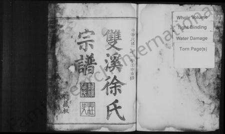 浙江徐氏族谱-双溪徐氏宗谱.pdf电子版预览图2