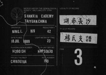 湖南杨氏族谱-杨氏支谱 [10卷].pdf电子版缩略图