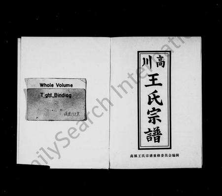 浙江王氏族谱-高川王氏宗谱 [存第二集].pdf电子版预览图2