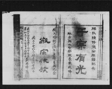 湖南杨氏族谱-杨氏族谱 [2卷,及卷首].pdf电子版预览图3