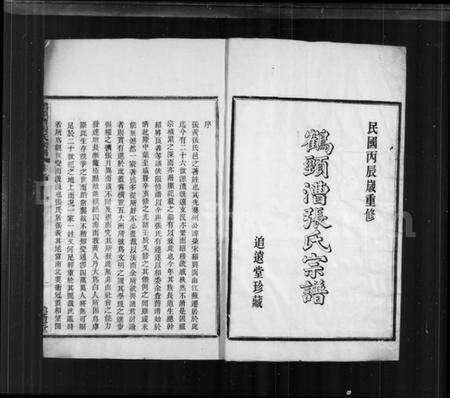 浙江张氏族谱-鹤颈漕张氏宗谱 [16卷,首1卷].pdf电子版预览图2