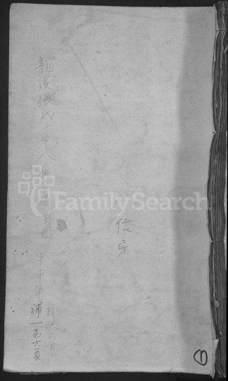 浙江张氏族谱-龙溪张氏十甲人房宗谱[总卷数不详].pdf电子版缩略图