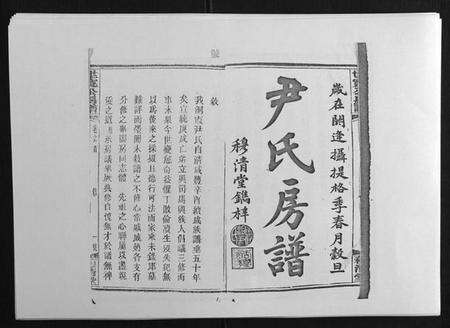 湖南尹氏族谱-洞霞尹氏宽公房谱[14卷首1卷末2卷].pdf电子版预览图1