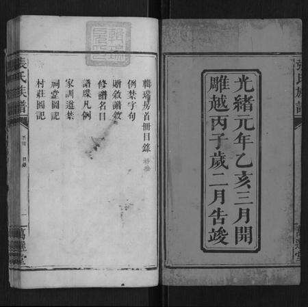 湖南张氏族谱-张氏族谱[不分卷].pdf电子版预览图1