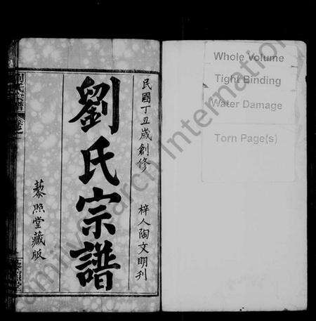 湖北刘氏族谱-刘氏宗谱 [上,下各5卷].pdf电子版预览图2