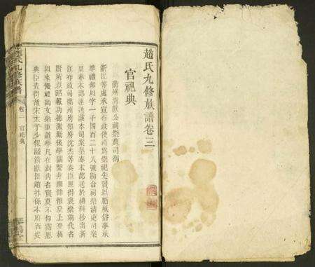 湖南赵氏族谱-赵氏九修族谱 [残卷].pdf电子版预览图1