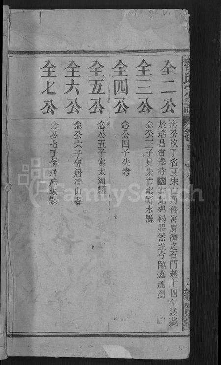 湖北鲁氏族谱-鲁氏宗谱 [11卷,首3卷].pdf电子版预览图1