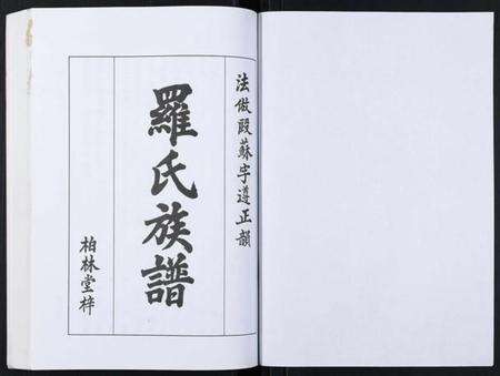 湖北罗氏族谱-罗氏族谱[21卷首1卷].pdf电子版预览图1