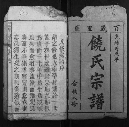 江西饶氏族谱-新城饶氏八修宗谱[15卷首1卷].pdf电子版预览图1