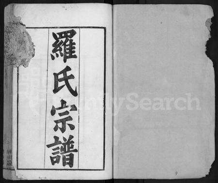 湖北罗氏族谱-罗氏宗谱 [40卷,首6卷].pdf电子版预览图1