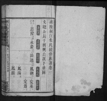 湖南朱氏族谱-桐江朱氏续修族谱.pdf电子版预览图1