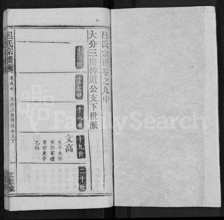 湖北吕氏族谱-吕氏宗谱 [34卷,首5卷].pdf电子版预览图1