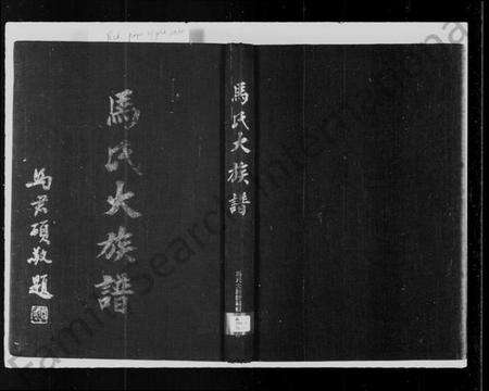中国马氏族谱-马氏大族谱.pdf电子版预览图1