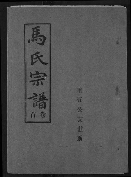 湖北马氏族谱-马氏宗谱.pdf电子版缩略图