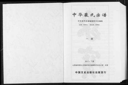 中国裴氏族谱-中华裴氏宗谱.pdf电子版预览图2