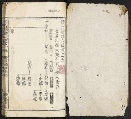 湖北彭氏族谱-彭氏族谱.pdf电子版预览图1