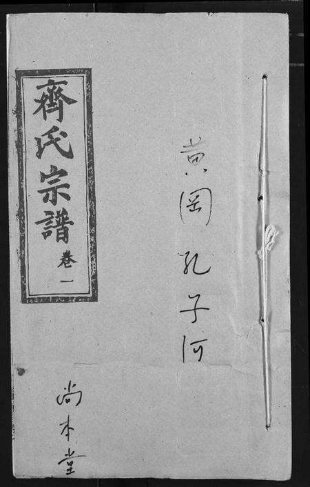 湖北齐氏族谱-齐氏宗谱.pdf电子版