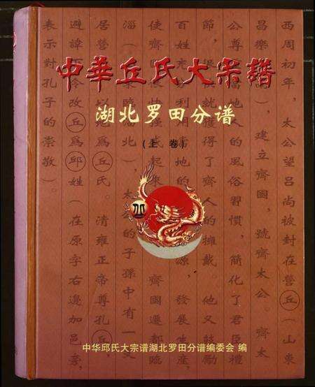 湖北丘氏族谱-中华丘氏大宗谱.pdf电子版缩略图