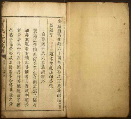 江西王氏族谱-白茆坑王氏族谱.pdf电子版预览图1