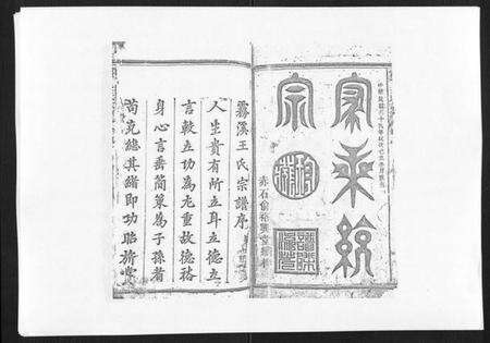 江西王氏族谱-雾溪王氏宗谱[8卷].pdf电子版预览图1