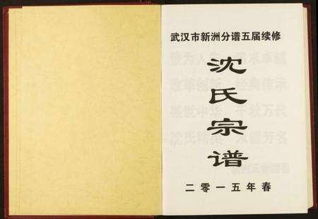 湖北沈氏族谱-沈氏宗谱.pdf电子版预览图2