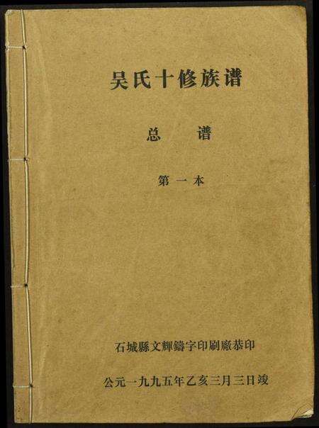 江西吴氏族谱-吴氏十修族谱.pdf电子版缩略图