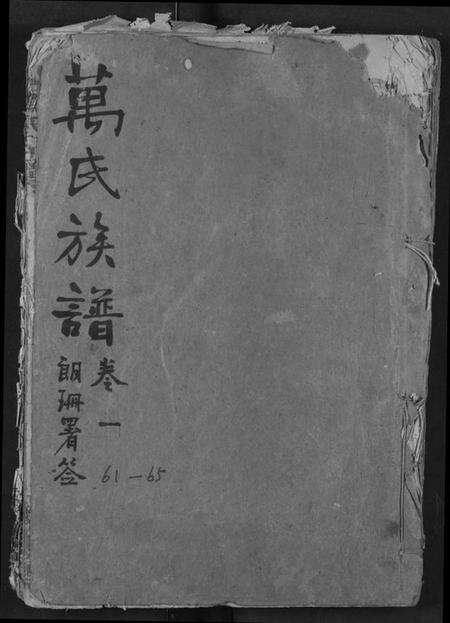 湖北万氏族谱-万氏宗谱.pdf电子版缩略图