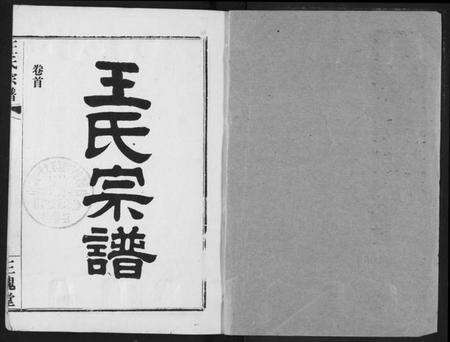 湖北王氏族谱-王氏宗谱.pdf电子版预览图1