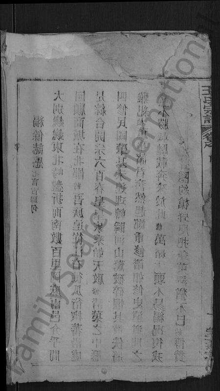 湖北王氏族谱-王氏宗谱 [各房分卷,首4卷].pdf电子版预览图1