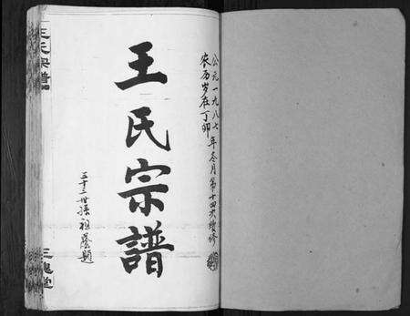 湖北王氏族谱-王氏宗谱[6卷首1卷].pdf电子版预览图1