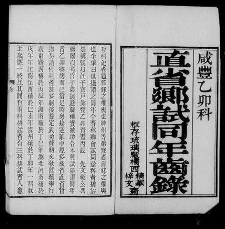 中国未知族谱-直省乡试同年齿录.pdf电子版预览图4