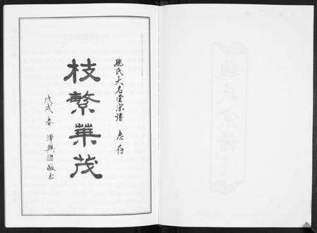 湖北魏氏族谱-魏氏宗谱[2卷首1卷].pdf电子版预览图2