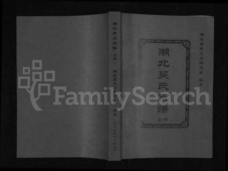 湖北吴氏族谱-湖北吴氏宗谱 [上下册].pdf电子版缩略图