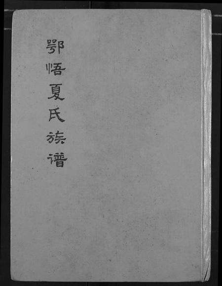 湖北夏氏族谱-鄂悟夏氏族谱.pdf电子版缩略图