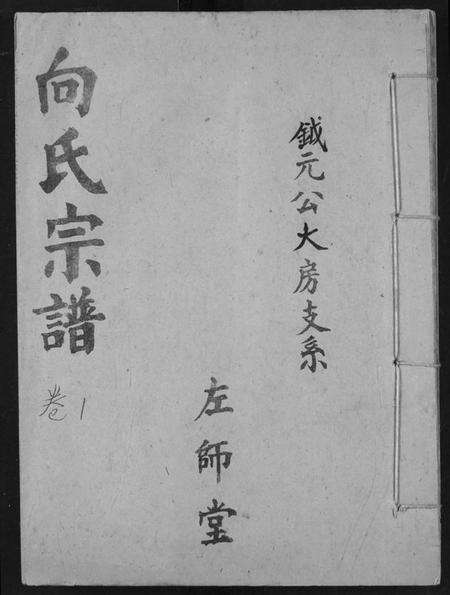 湖北向氏族谱-向氏宗谱.pdf电子版缩略图