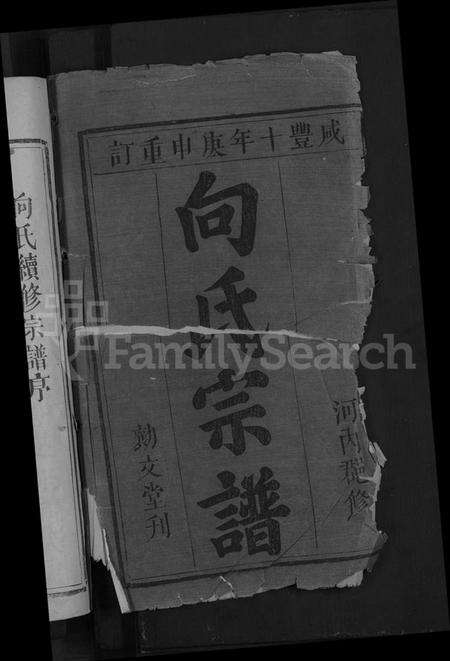 湖北向氏族谱-向氏宗谱 [19卷首1卷].pdf电子版预览图2