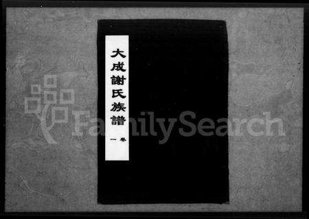 湖北谢氏族谱-大成谢氏族谱 [8卷].pdf电子版预览图4