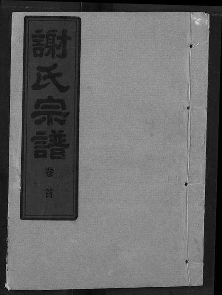 湖北谢氏族谱-谢氏宗谱.pdf电子版缩略图