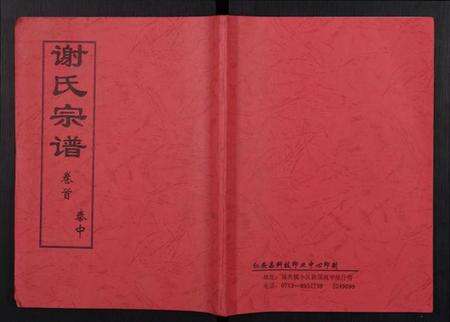 湖北谢氏族谱-谢氏宗谱.pdf电子版缩略图