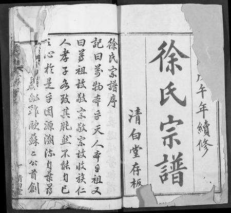 湖北徐氏族谱-徐氏宗谱.pdf电子版预览图2