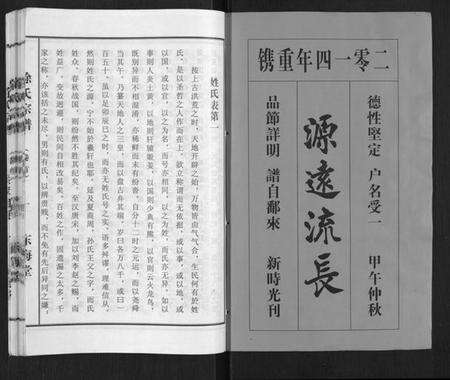 湖北徐氏族谱-徐氏宗谱[10卷首1卷].pdf电子版预览图1