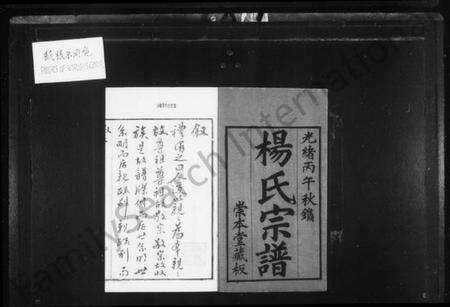 江苏杨氏族谱-杨氏宗谱 [12卷].pdf电子版预览图1