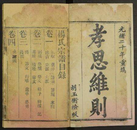 湖北杨氏族谱-杨氏宗谱 [10卷].pdf电子版预览图1