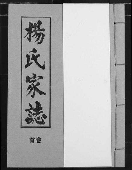 湖北杨氏族谱-杨氏家志.pdf电子版缩略图