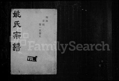 湖北姚氏族谱-姚氏宗谱 [正编12卷,首编8卷].pdf电子版缩略图