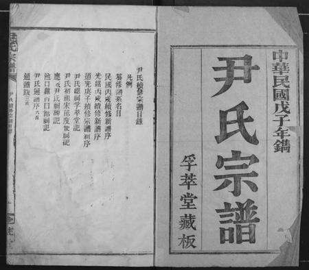 湖北尹氏族谱-尹氏宗谱.pdf电子版预览图2