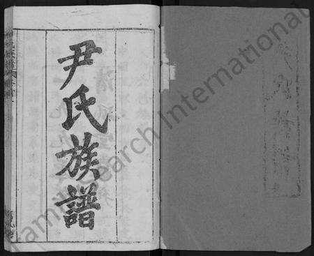 湖北尹氏族谱-尹氏族谱 [32卷,首2卷].pdf电子版预览图1