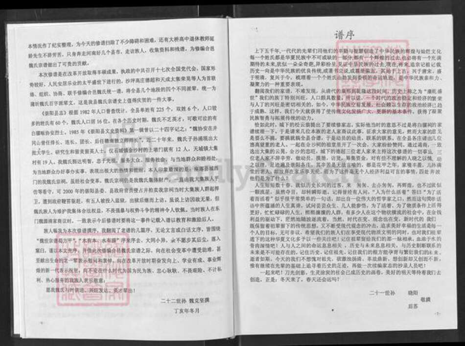 湖北省咸宁市蒲圻市魏氏巨鹿堂族谱-崇邑魏氏宗谱.pdf电子版预览图4