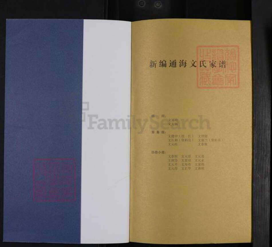 云南省玉溪市通海县文氏族谱-新编通海文氏家谱.pdf电子版预览图1