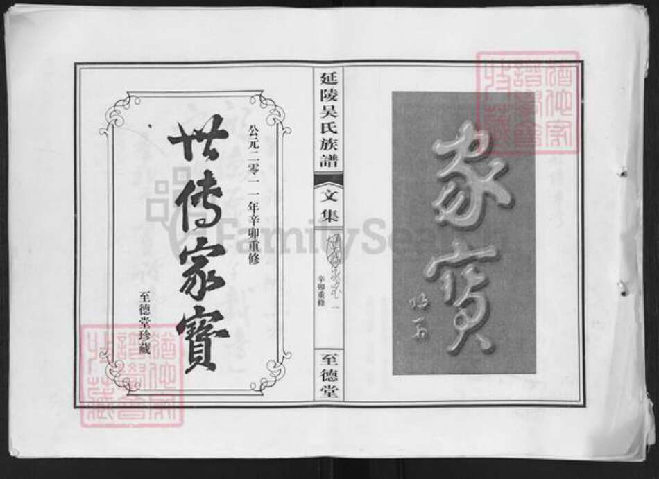 福建省泉州市晋江市吴氏至德堂族谱-延陵吴氏族谱.pdf电子版缩略图